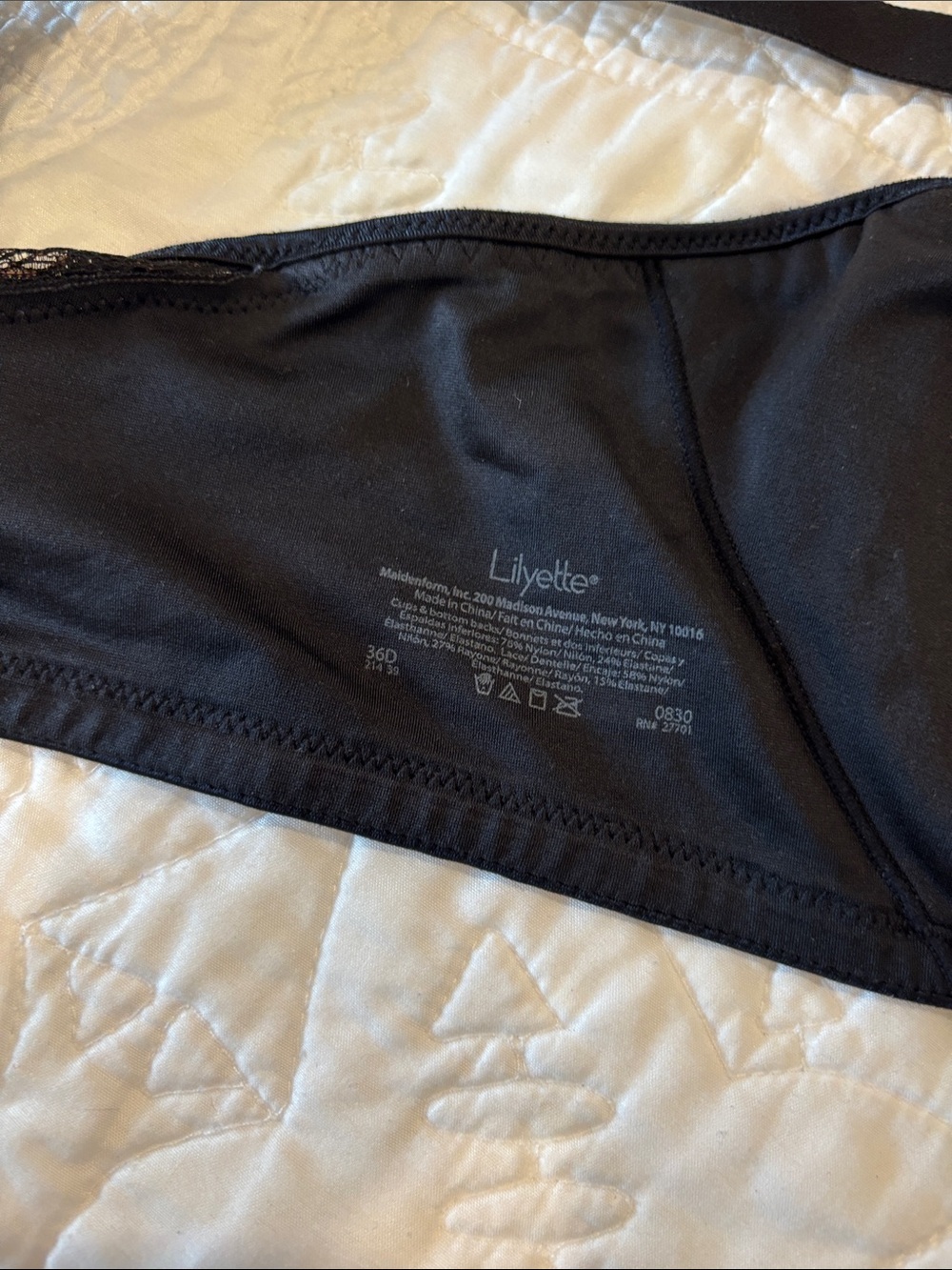 T STRAP LILYETTE BRA SIZE 36D